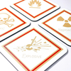 Hazardous Labels Coaster Set Health & Safety PPE image 2