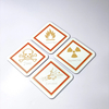 Hazardous Labels Coaster Set Health & Safety PPE image 3