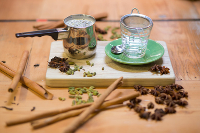 Turkish Tea Pot & Strainer 14oz