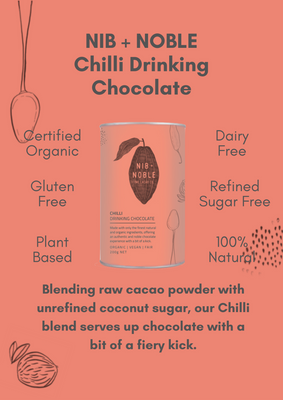 Chilli Organic Drinking Chocolate - 200g