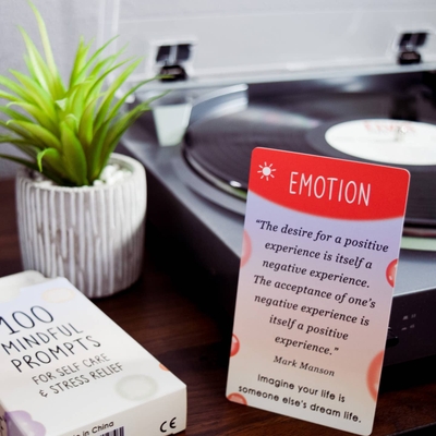 Wholesale 100 Mindful Prompts Cards For Self Care and Stress Relief