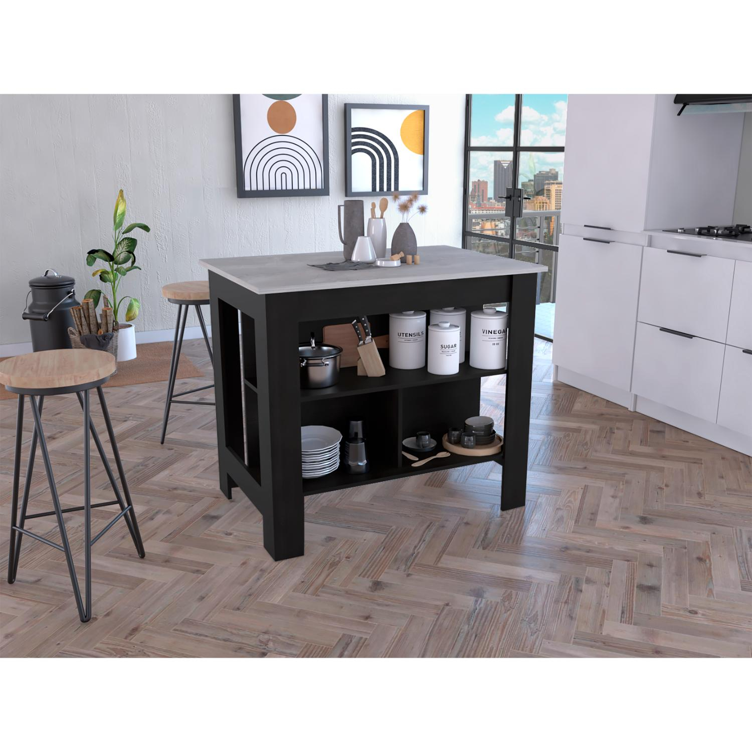 Black / Ibiza Marble