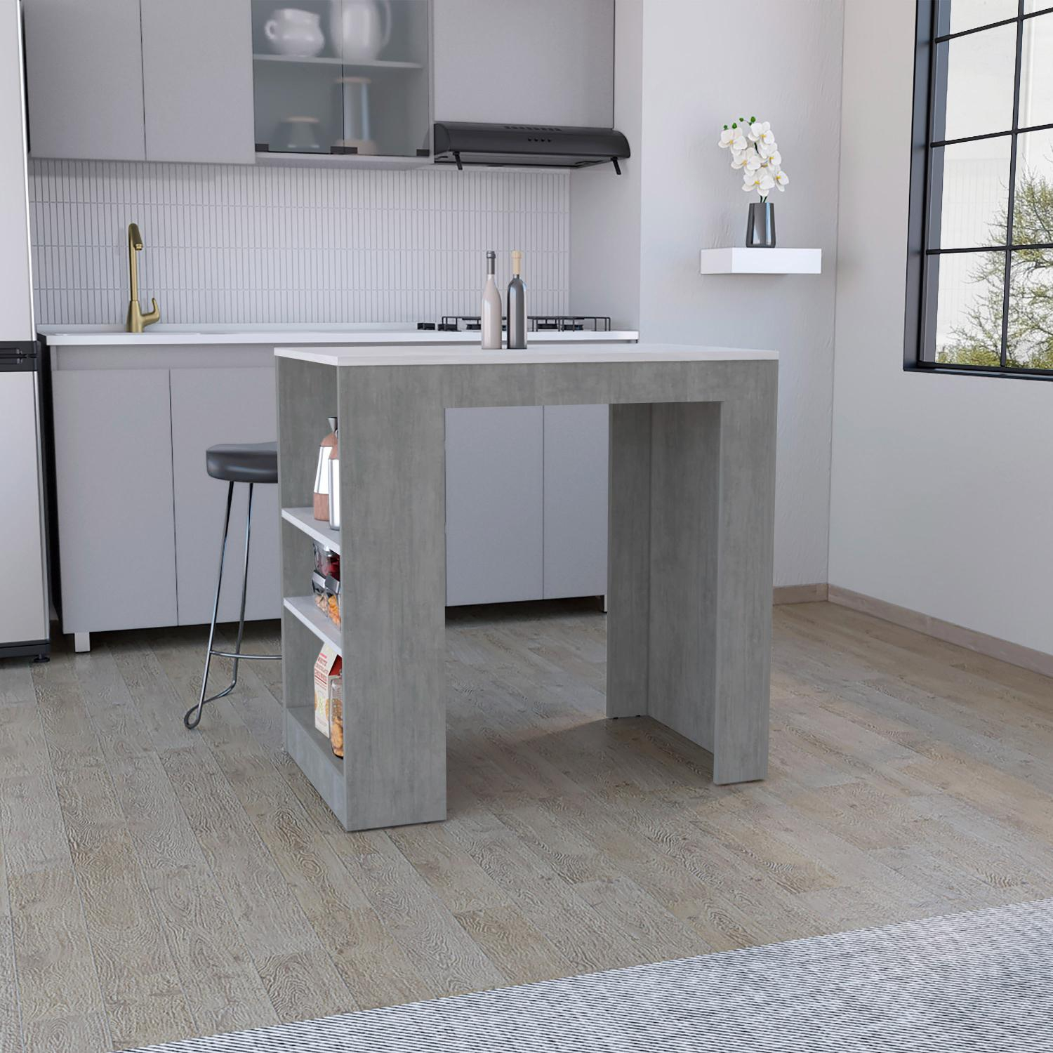 Concrete Gray / Ibiza Marble