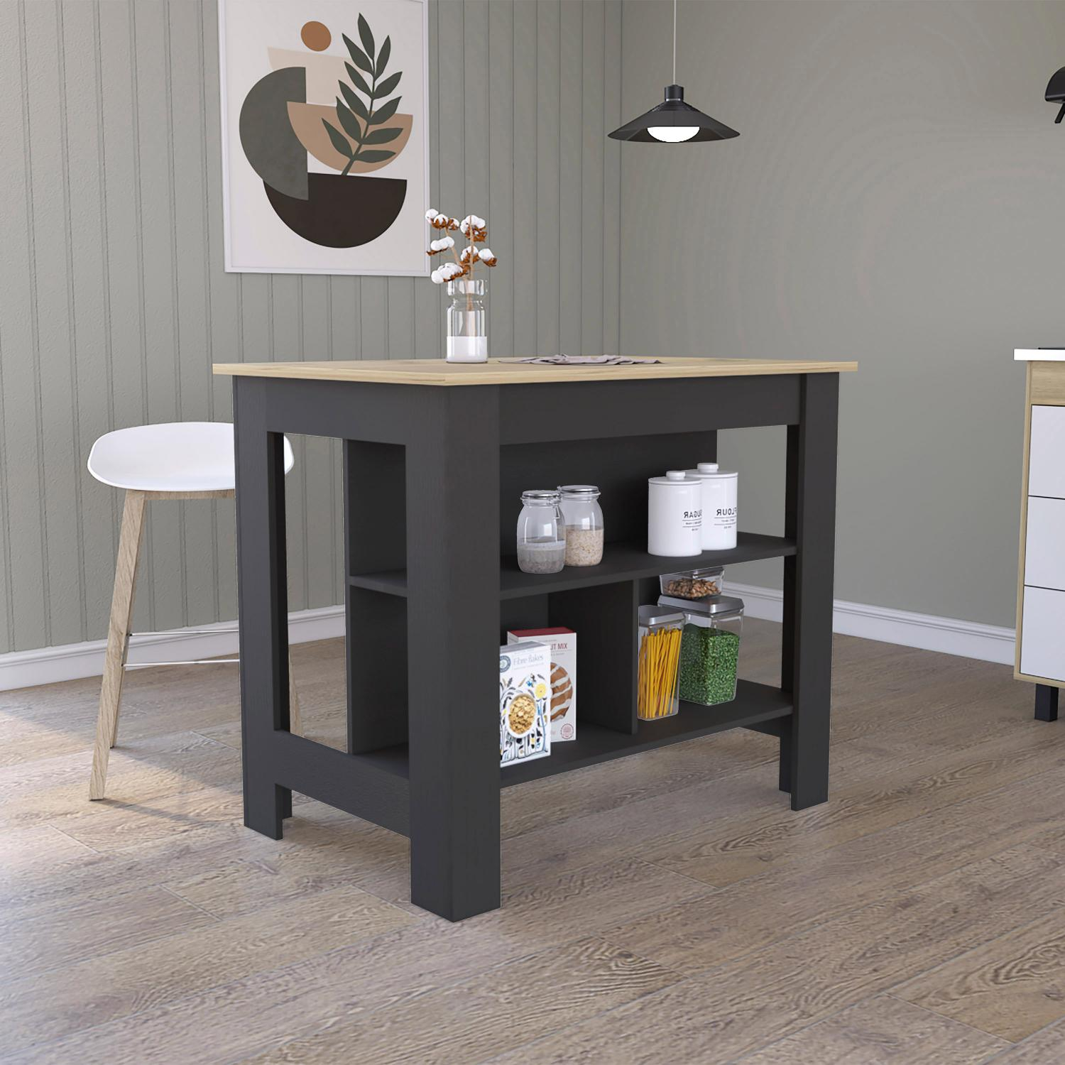 Black / Light Oak