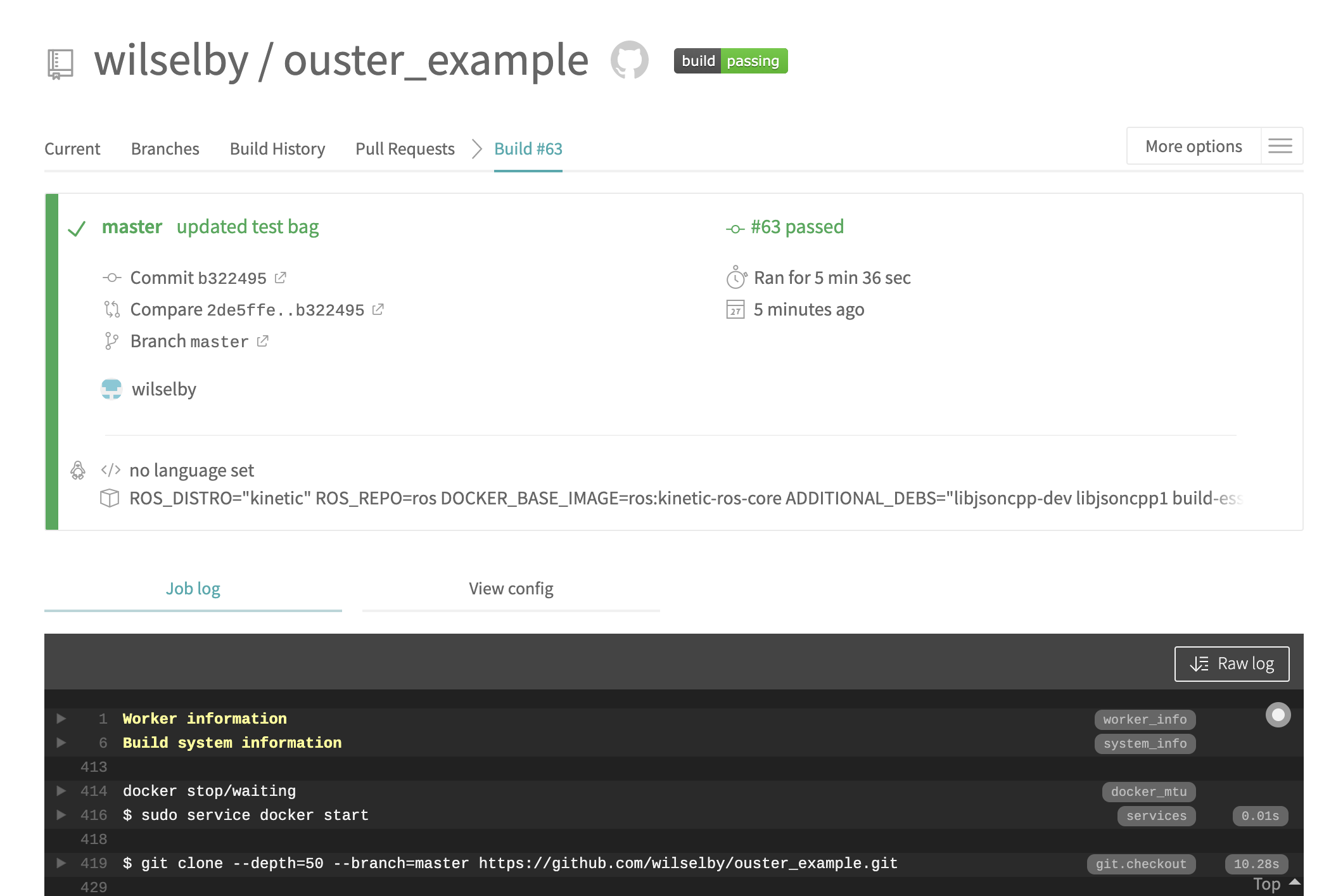 Travis-CI Build Logs