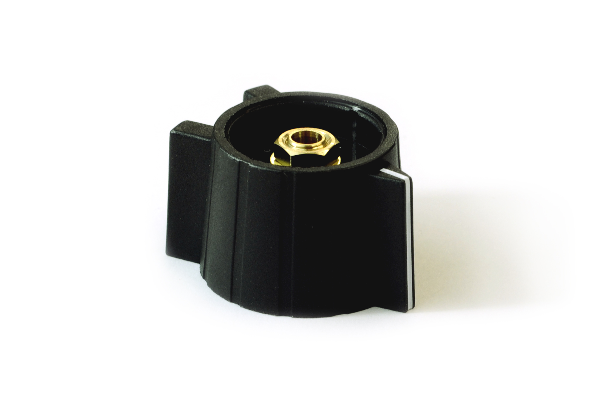 Collet Knob Tall Triple Wing W291003BLACK SELCO Products