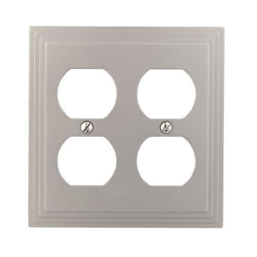 Nickel Amertac 84DDN 2 Duplex Steps Wall Plate