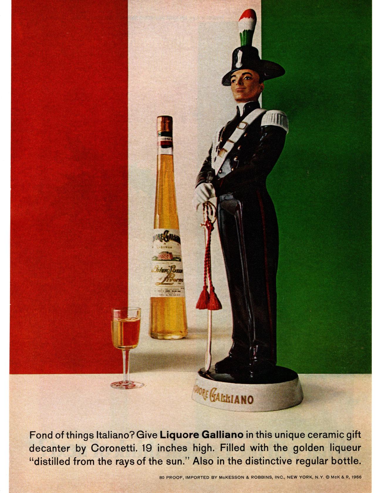 Пару постеров старой рекламы алкоголя. Ликер Galliano История,Алкоголь,Ликеры,Реклама