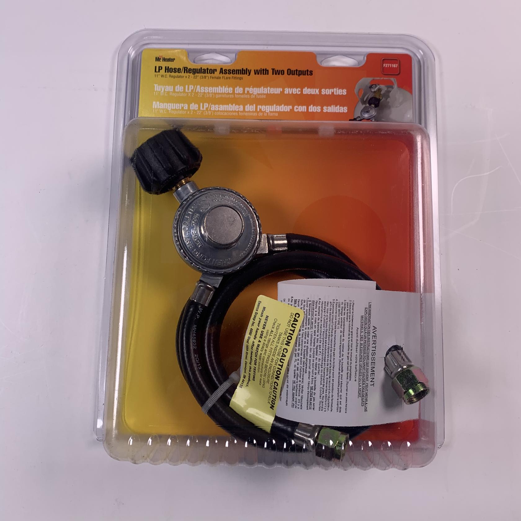 Mr. Heater Propane Hose and Regulator Assembly with 2 Outlets Multi eBay