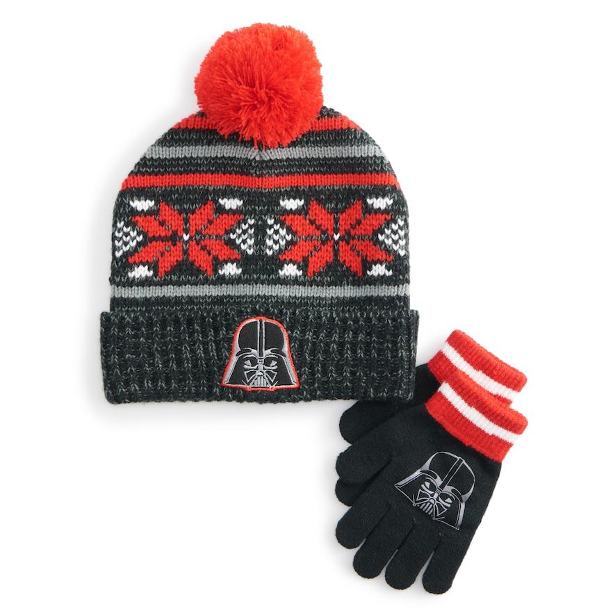 Star wars hat and gloves