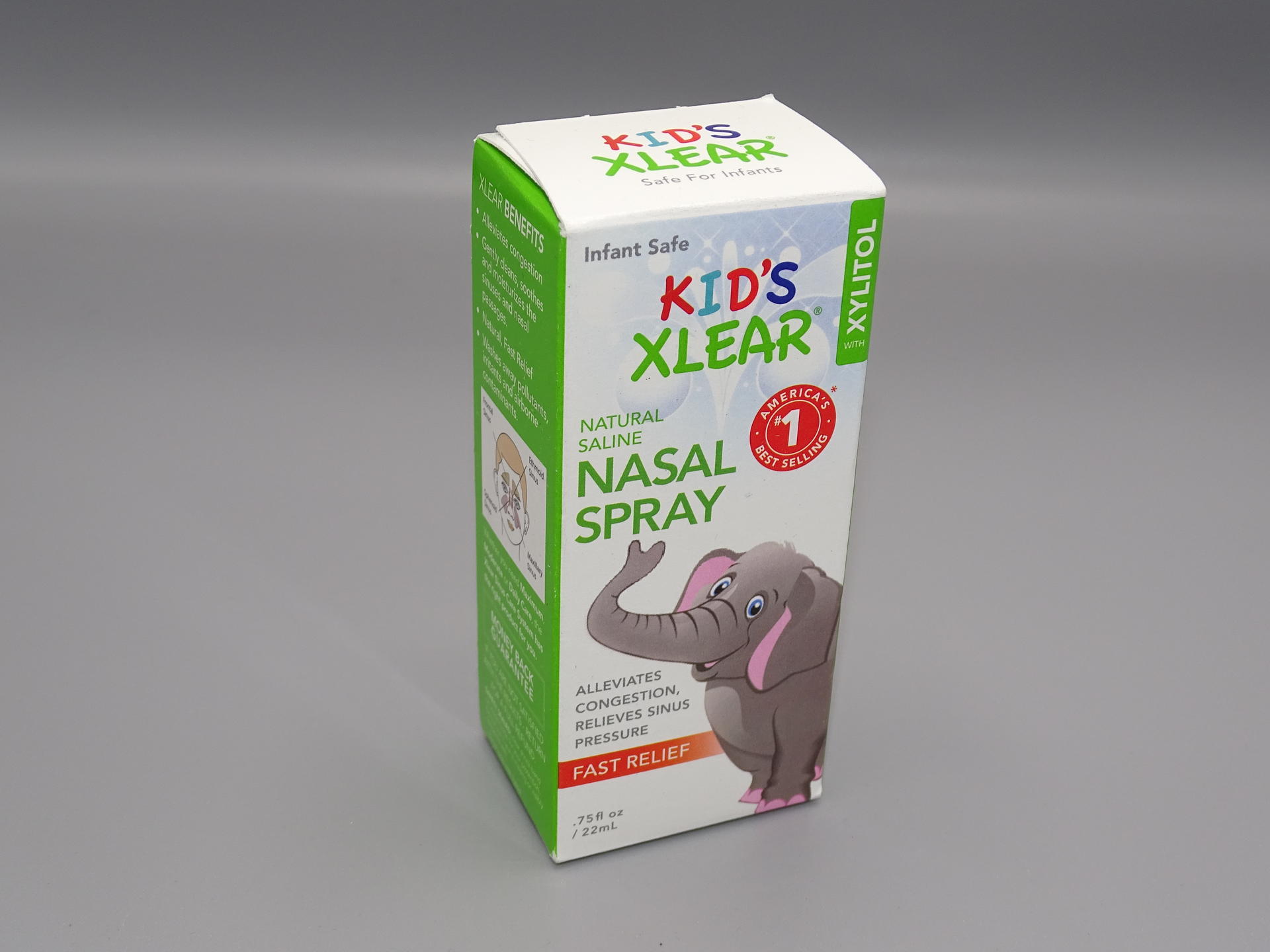 Xlear Kid’s Nasal Spray with Xylitol, 0.75 fl oz EXP 12/2021