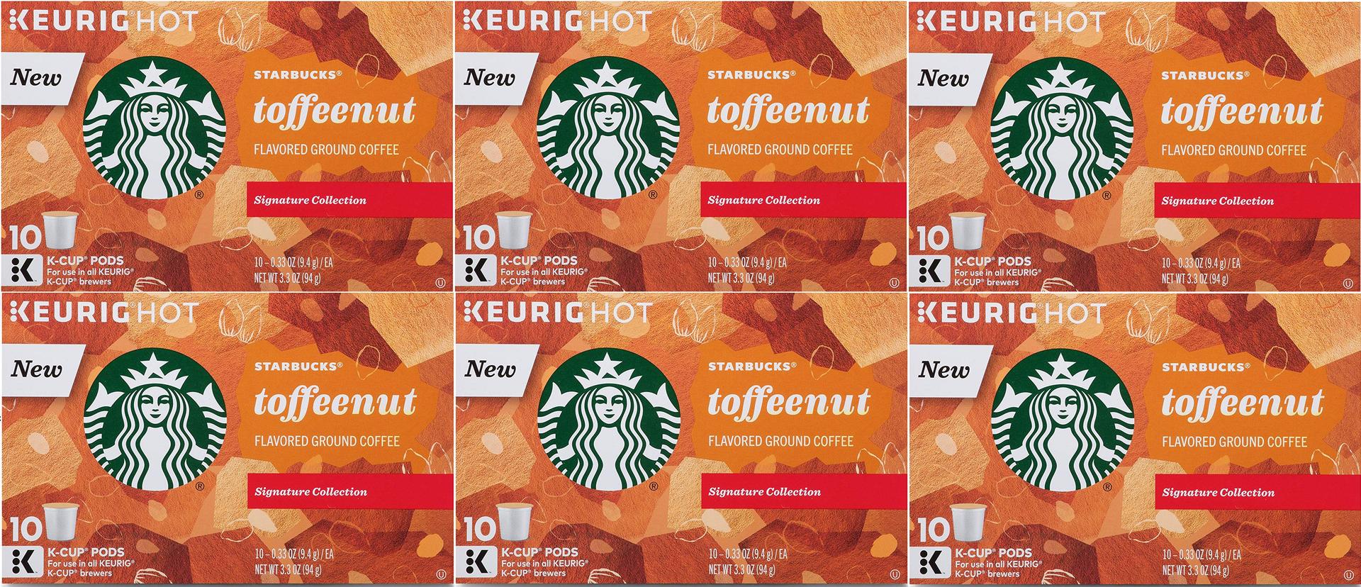 Starbucks Toffeenut Medium Roast Coffee K Cups For Keurig 60 Count Bbd 1 2020 762111165060 Ebay Neredeyse hepsini içebiliyorum, kahve manyağına dönüşmüş bulunmaktayım. ebay