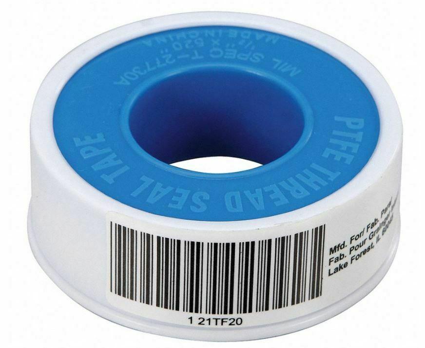 1/2" x 520" PTFE Plumbers Thread Seal Tape Pipe Joint Teflon Tape