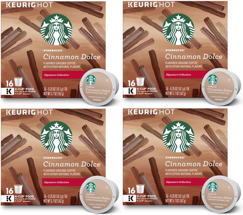 Starbucks Cinnamon Dolce K Cups 64 COUNT for Keurig BBD January 2020