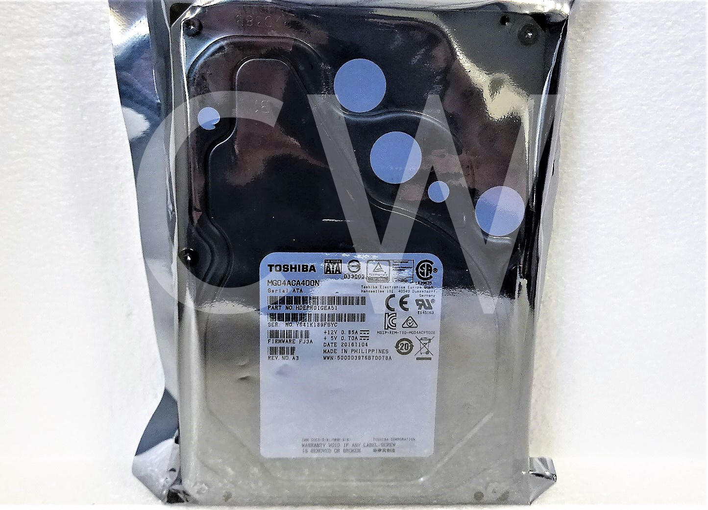 東芝 TOSHIBA MD04ABA400V（3.5インチ HDD 4TB）