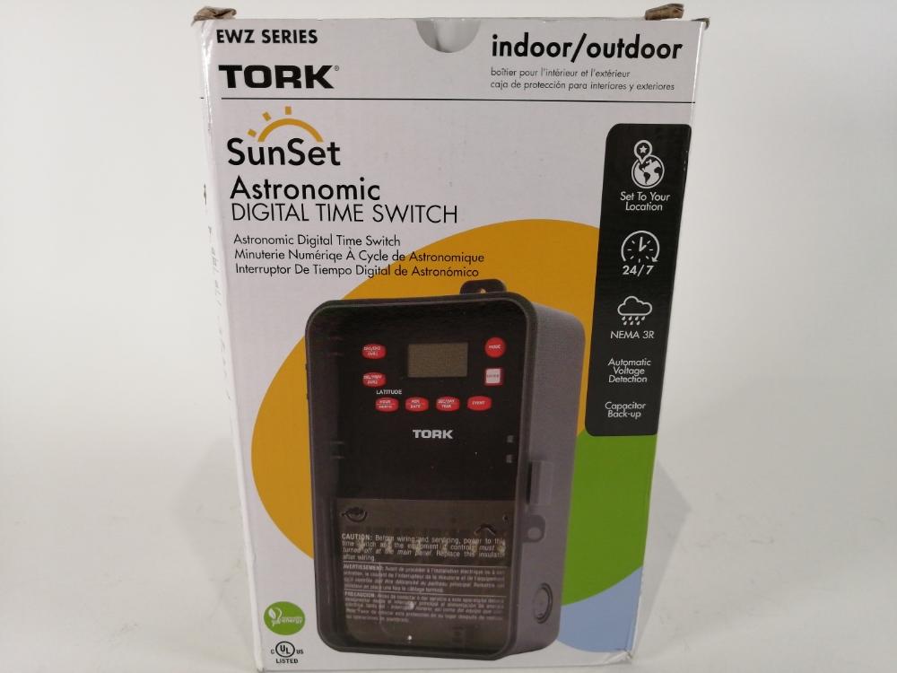 TORK EWZ201C 2 Channel 7-Day Digital SPST and Single Channel DPST