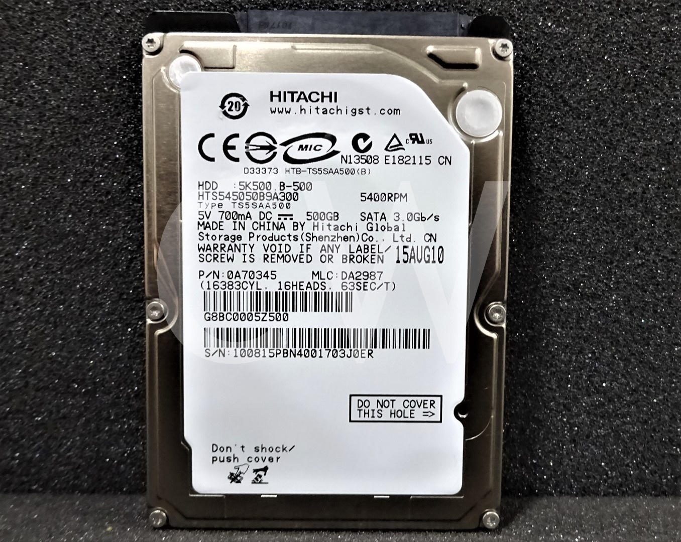 Hitachi External Hard Drive Support