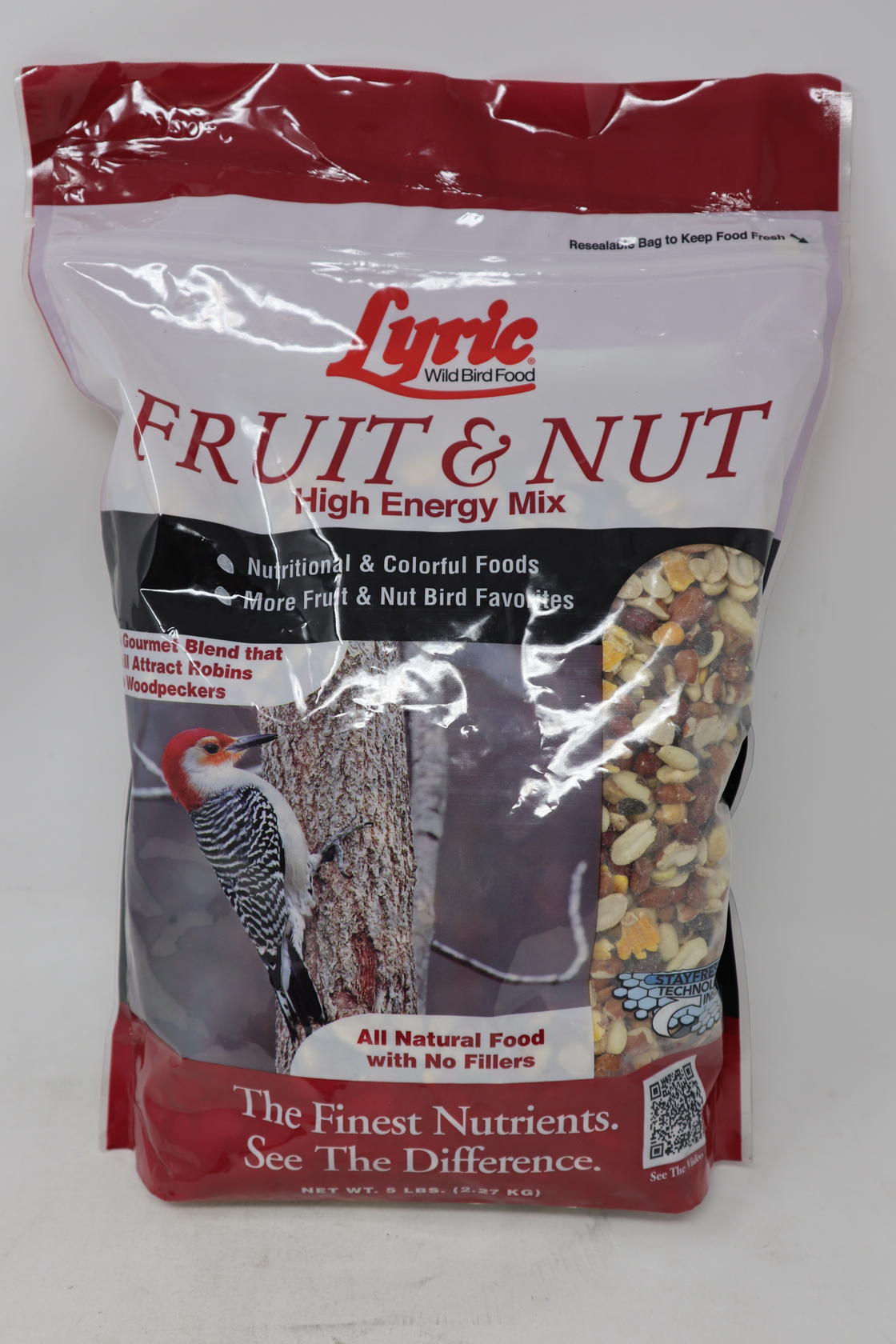 Lyric 2647413 Fruit & Nut High Energy Wild Bird Food, 5 lb 88685473432