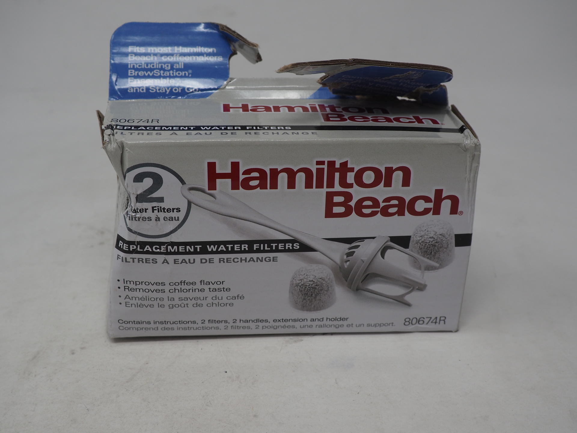 Hamilton Beach Coffeemaker Water Filter Replacement Pods and Handle