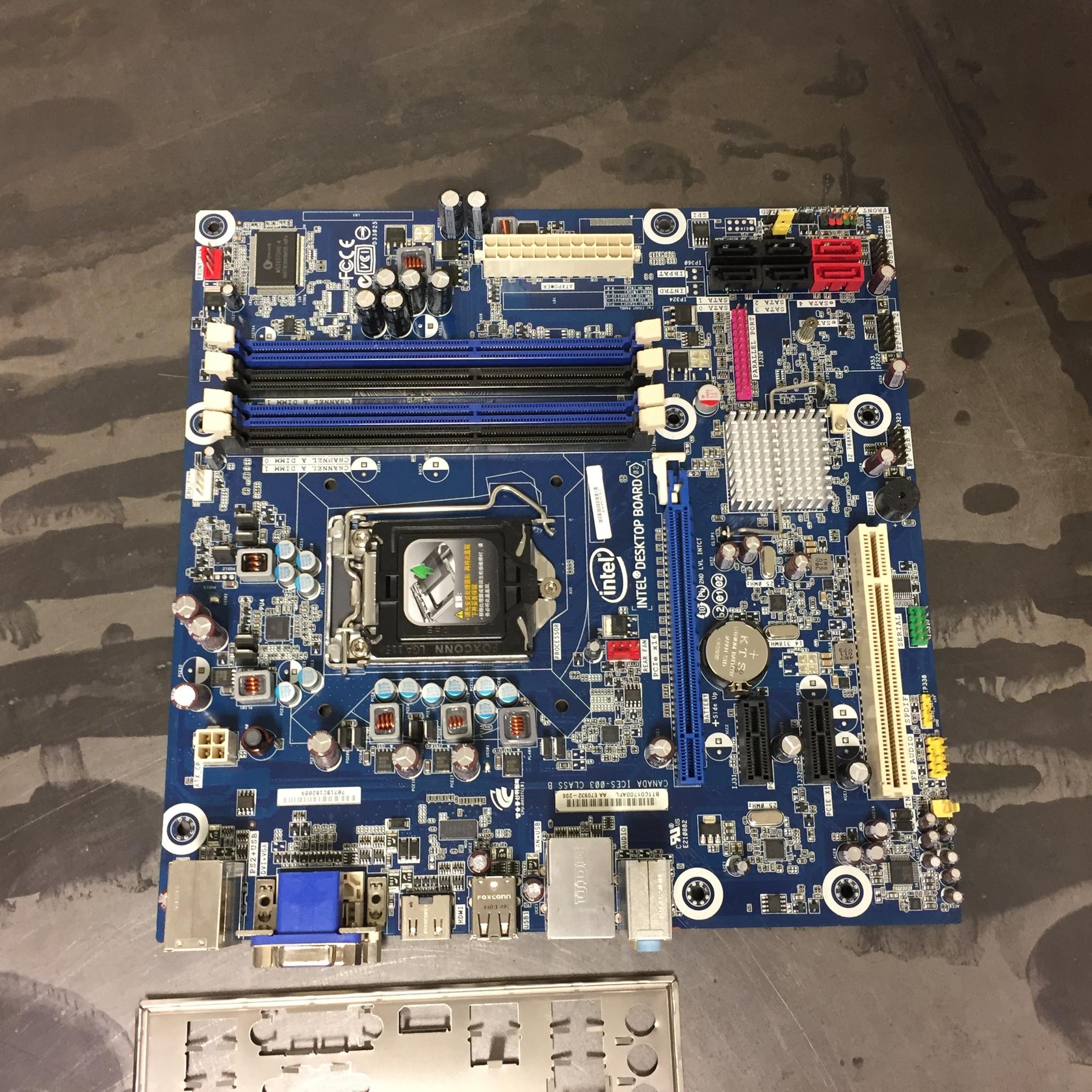 Intel Desktop Board DH55TC i-Series Motherboard Micro ATX +I/O Plate ...