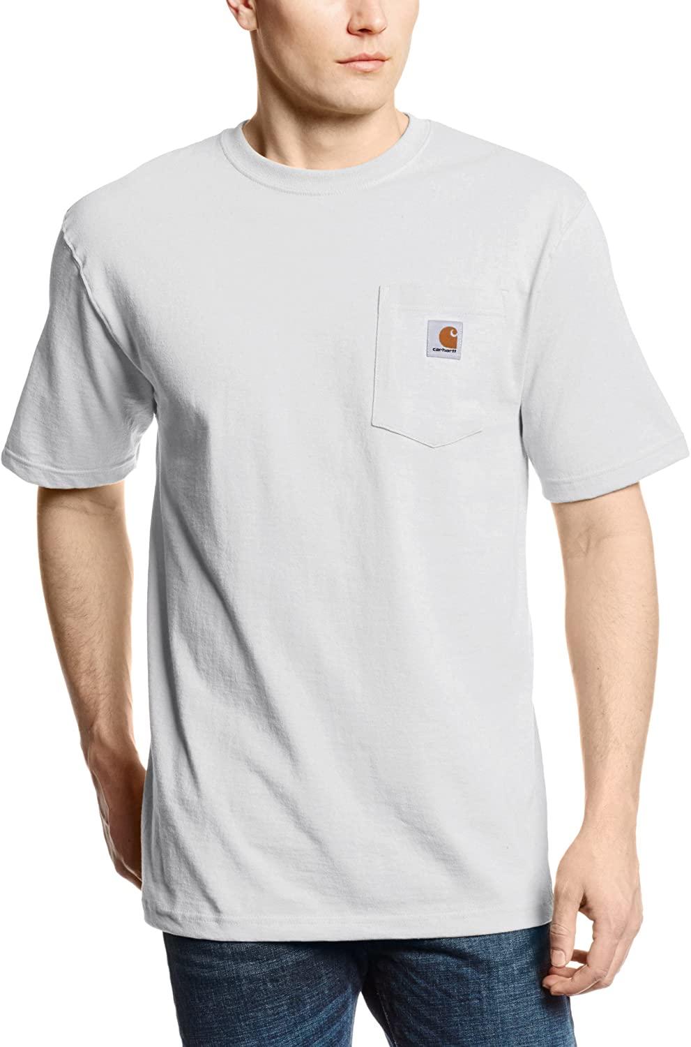 Carhartt K87 Workwear Short Sleeve TShirt, White, XLarge