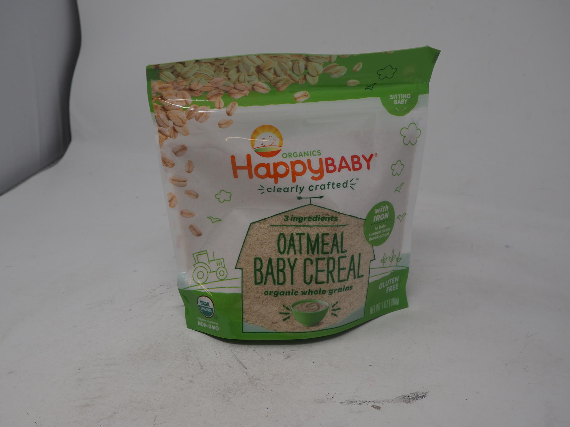 happy baby organic cereal oatmeal