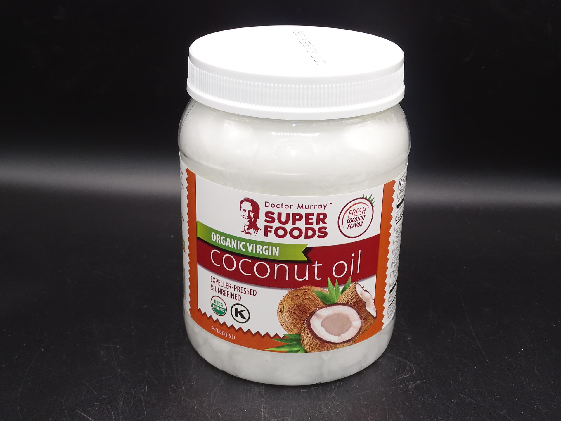 Dr. Murray's Organic Virgin Coconut Oil, ExpellerPressed & Unrefined