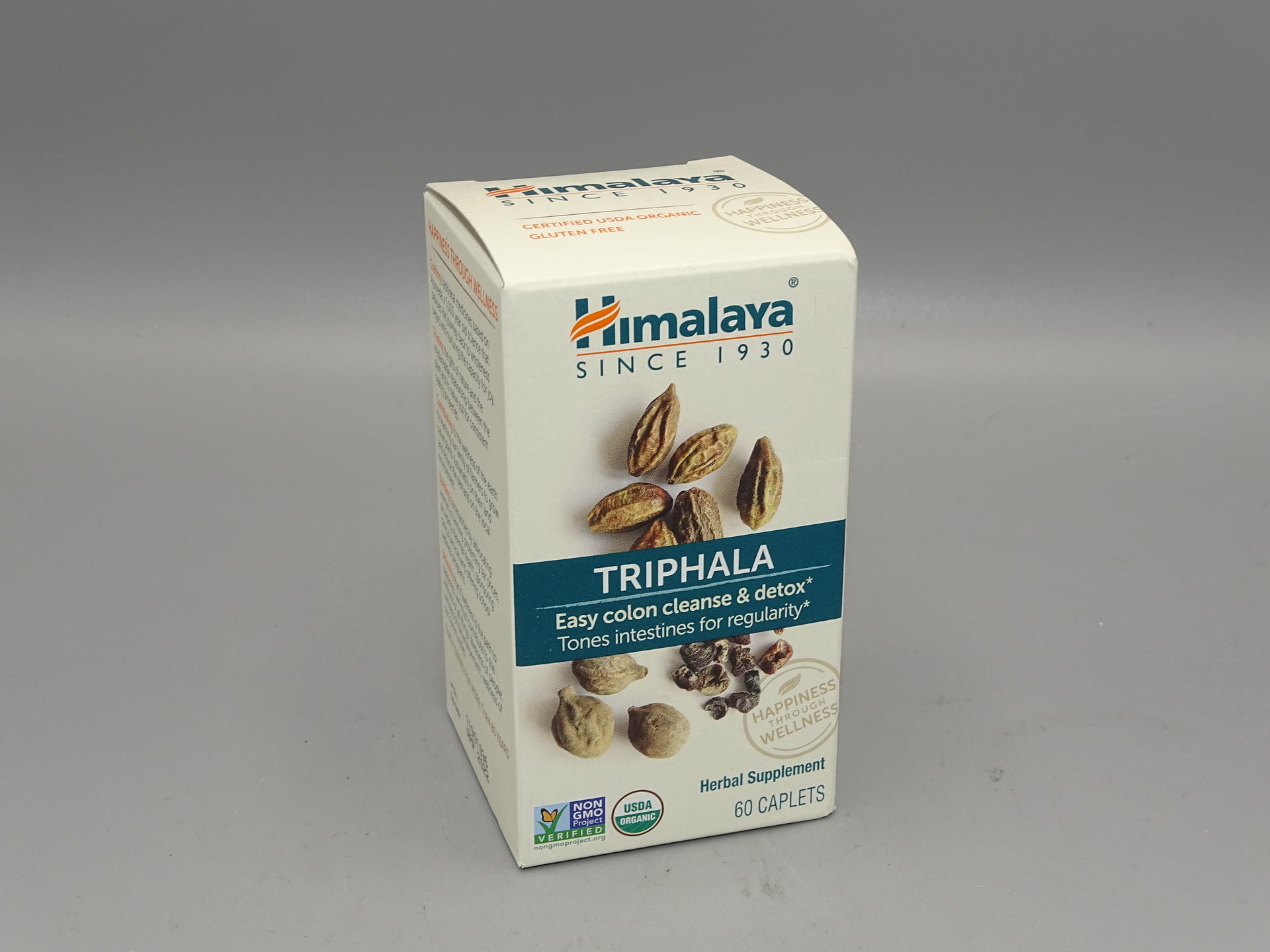 Himalaya Organic Triphala 60 Caplets for Colon Cleanse 688mg, 2 Month