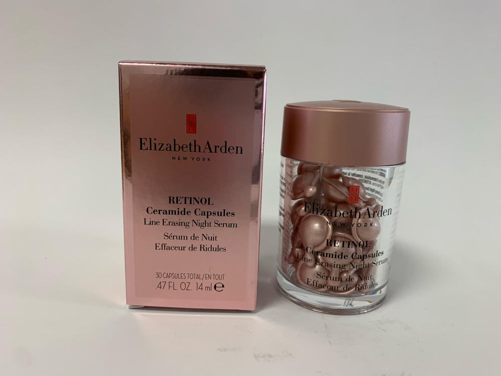elizabeth arden retinol ceramide capsules line erasing night serum stores