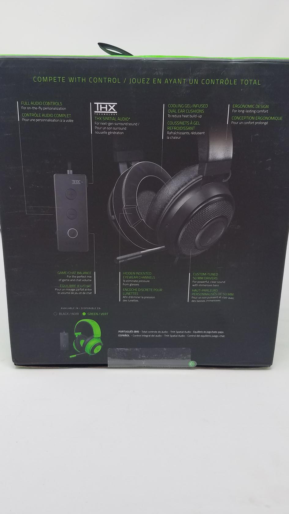 Razer Krakenthx 7 1 Noise Cancellingfor Pc Ps4 Ps5 Switch Xbox Mobile Black Ebay