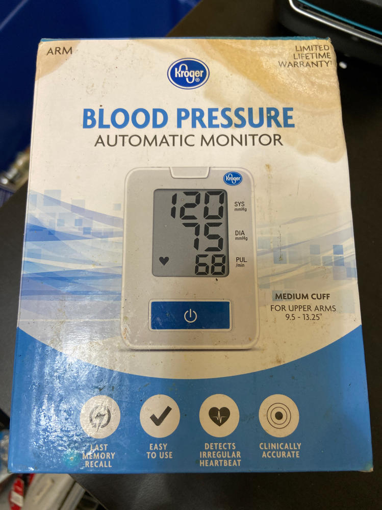 Kroger Blood Pressure Automatic Monitor BP3NL11AKRO Automatic