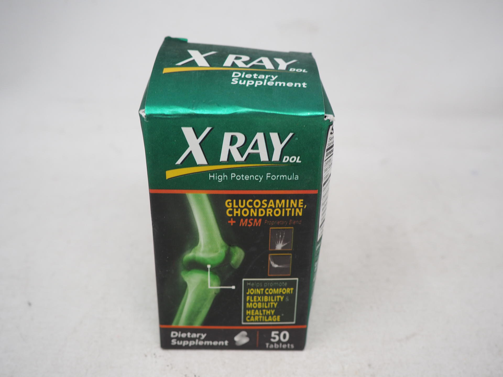 XRAY Dol Glucosamine Joint Health Supplement Tablets, 50 Count 650066000171 eBay
