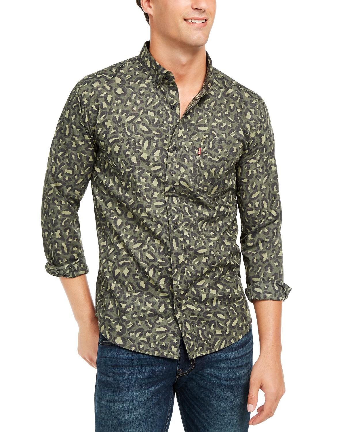levi's men's button down shirts