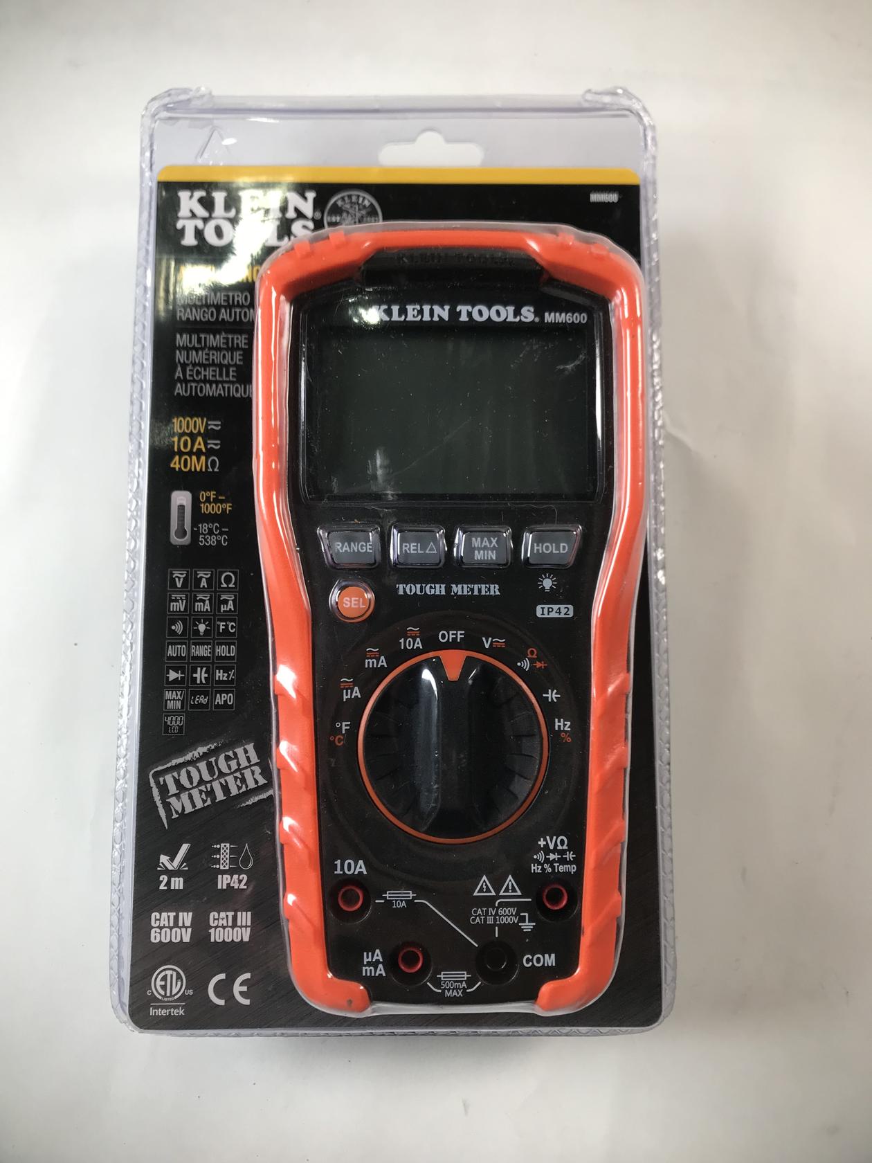 Klein Tools MM600 HVAC Multimeter, Digital AutoRanging Multimeter AC