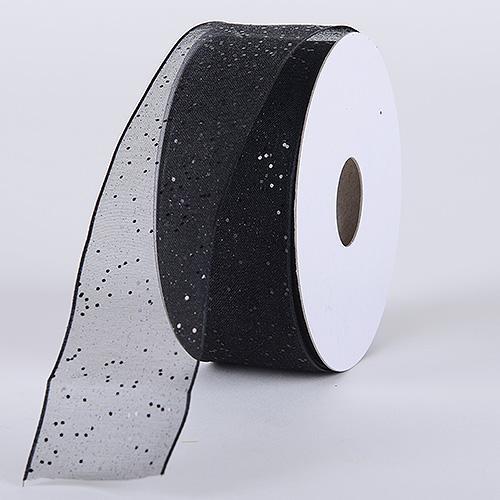 2 Pack Gold Glitter Ribbon with Wire 5//8/" 25 Yards