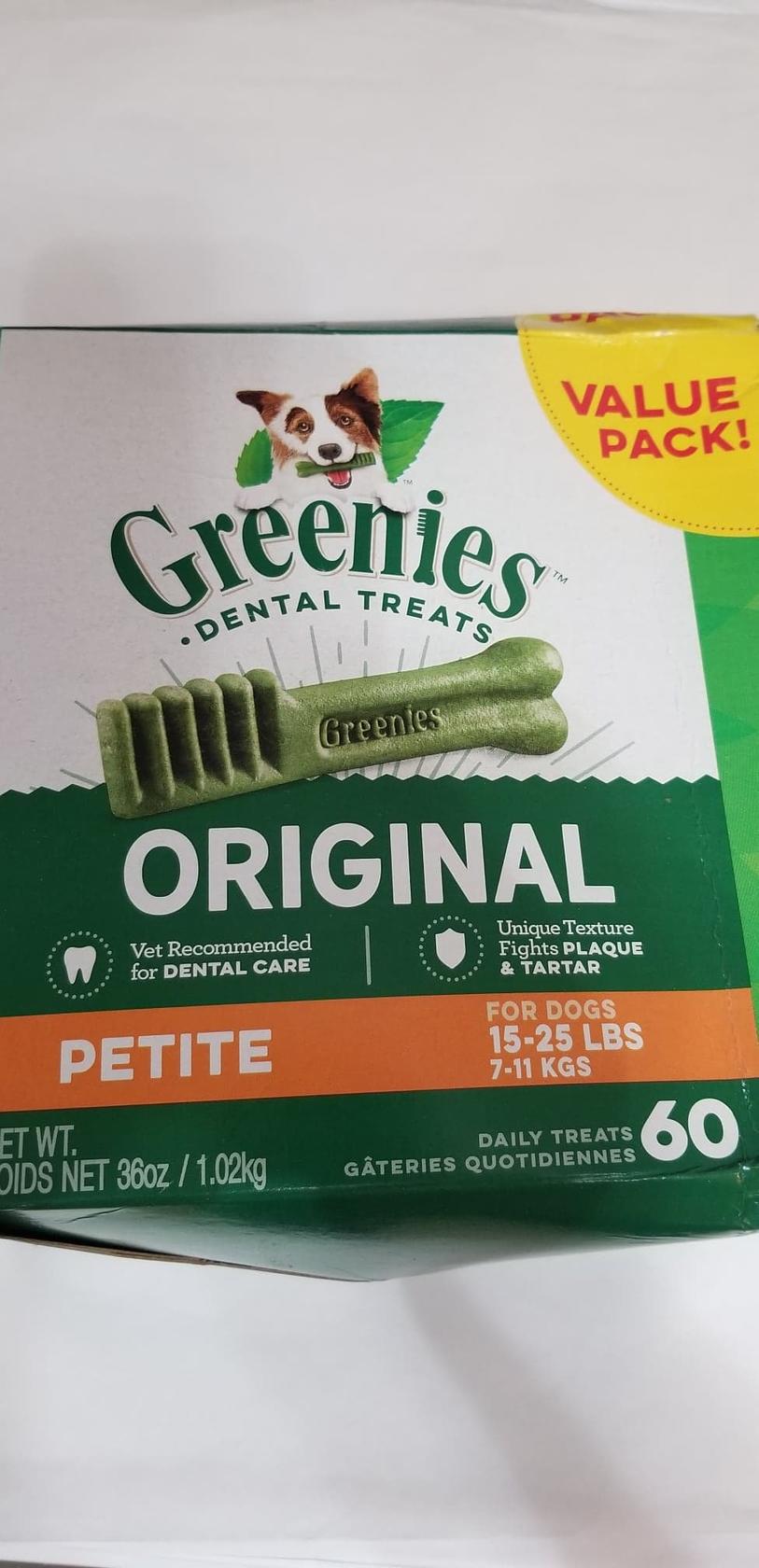 GREENIES Original Petite Natural Dog Dental Care Chews ...