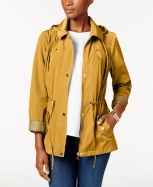 charter club petite anorak rain jacket