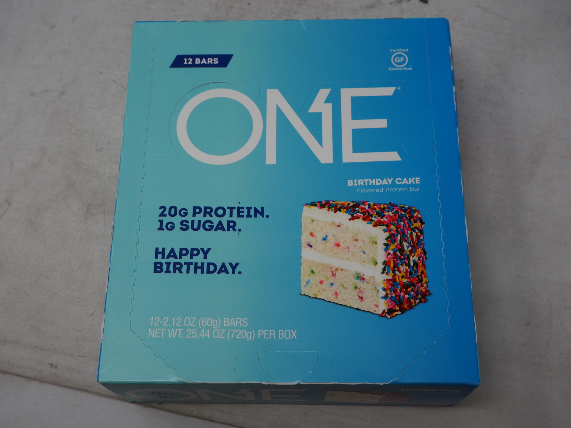 ONE Protein Bars, Birthday Cake, GlutenFree Protein Bar eBay