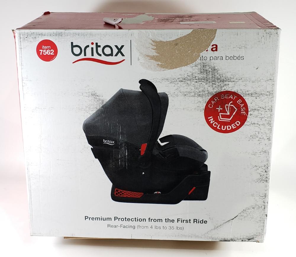 BRITAX BSafe Ultra Infant Car Seat Rear Facing 4 to 35 lbs Noir