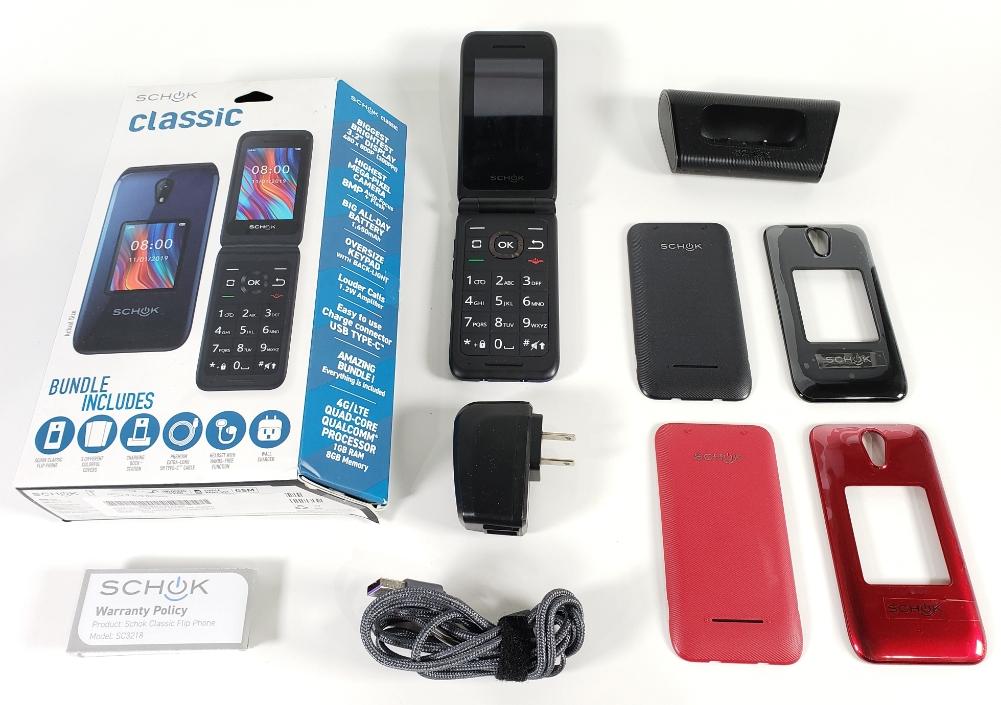 Schok Classic Flip Phone 4G/LTE PREOWNED 850492003283 eBay