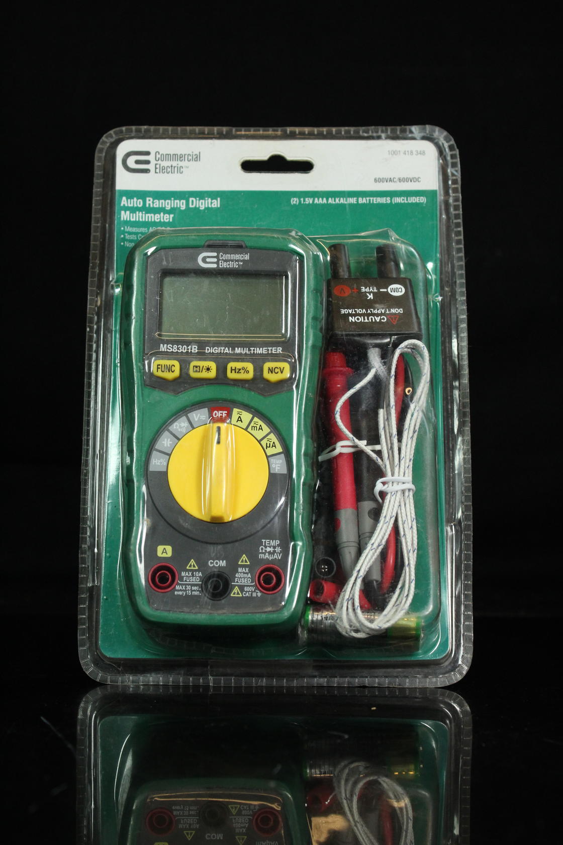 Commercial Electric Auto Ranging Multimeter Test Meter Electrical