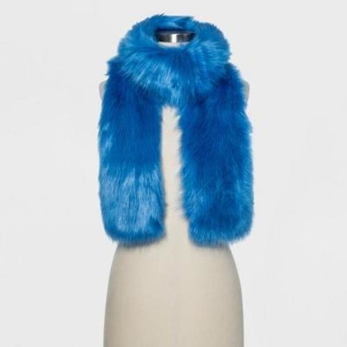 Oversized faux fur scarf clearance