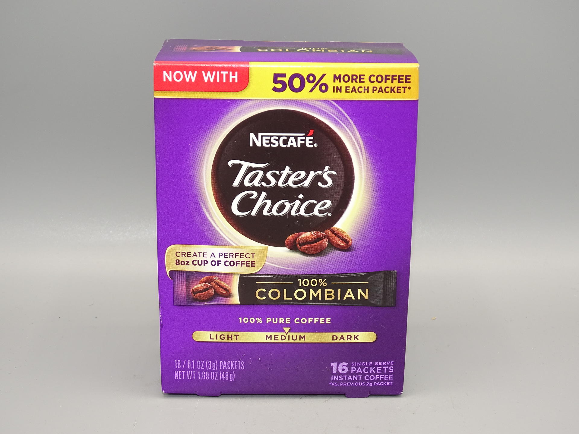 Nescafe Taster's Choice Instant Coffee, Colombian, 16 Packets 28000849092 eBay