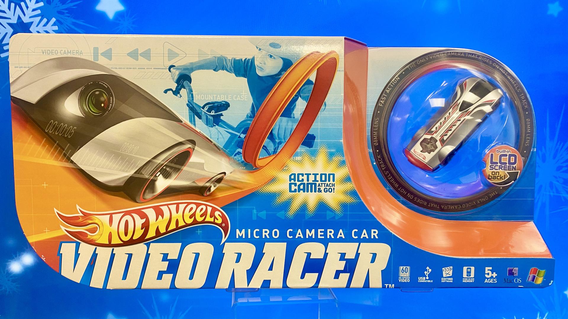 (NEW IN RETAIL BOX) Mattel Hot Wheels Micro Camera Car VIdeo Racer