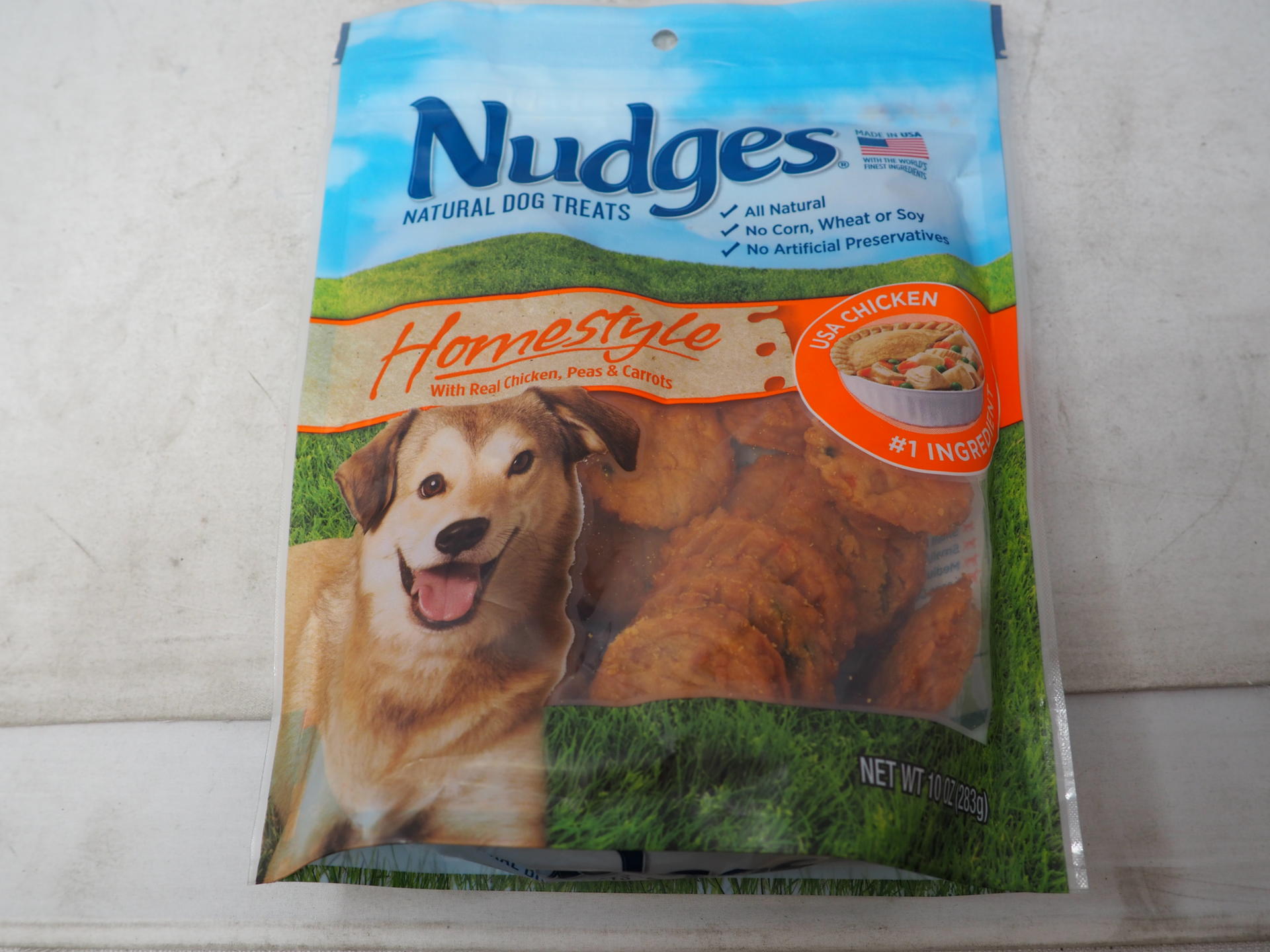 nudges chicken pot pie dog treats
