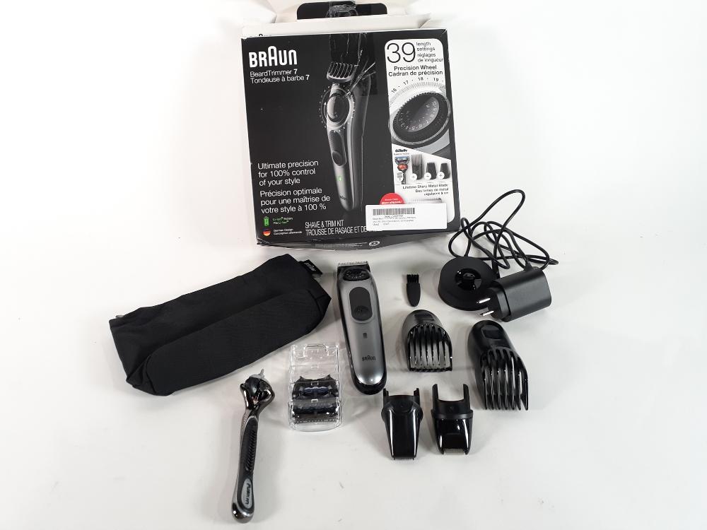 braun beard trimmer for men bt7240