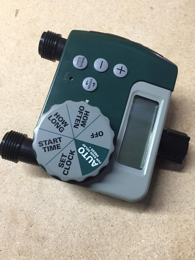 Orbit 58910 Programmable Hose Faucet Timer, 2 Outlet, Green 46878589100