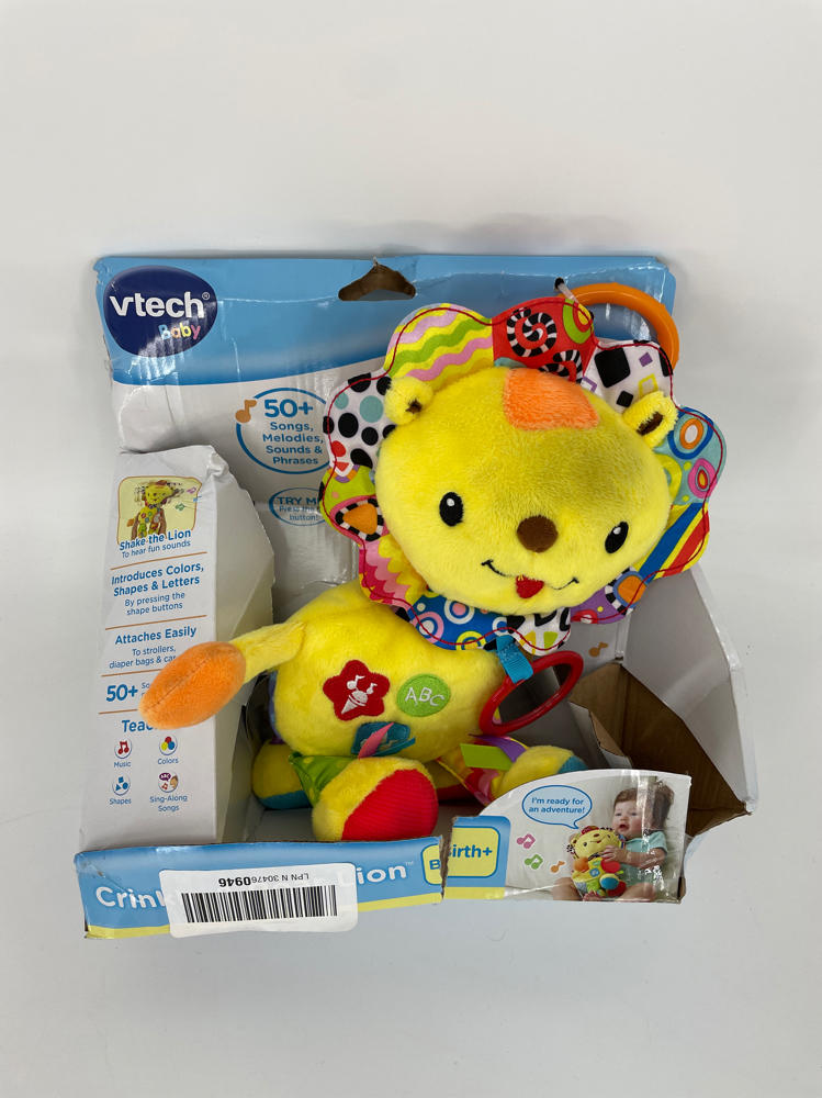 vtech crinkle & roar lion