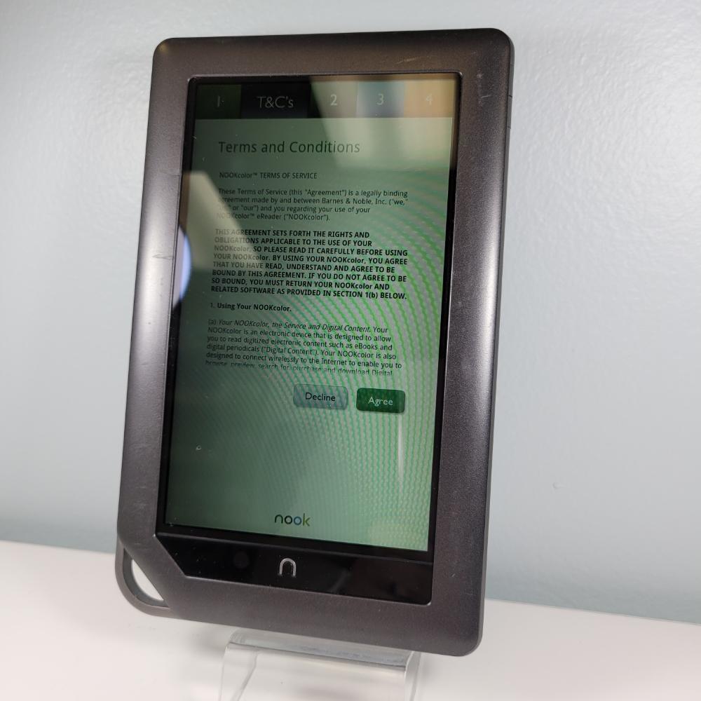 Barnes & Noble BNRV200 8GB NOOK Color Wifi eReader 7 (Slate ...