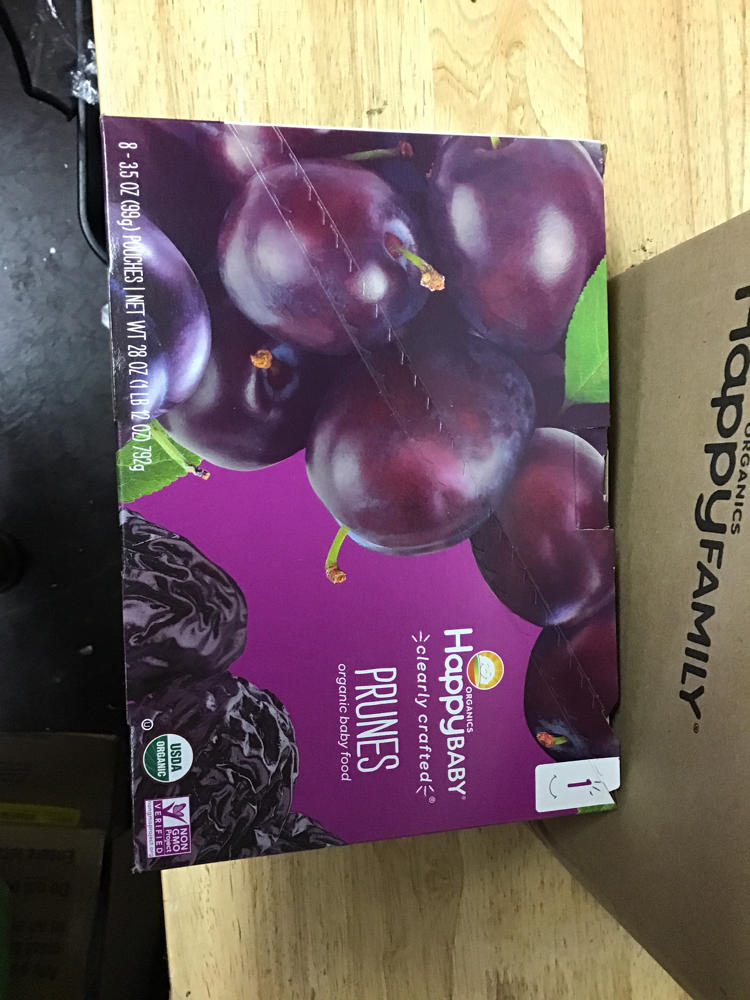 happy baby organic clearly crafted stage 1 baby food 1 prunes